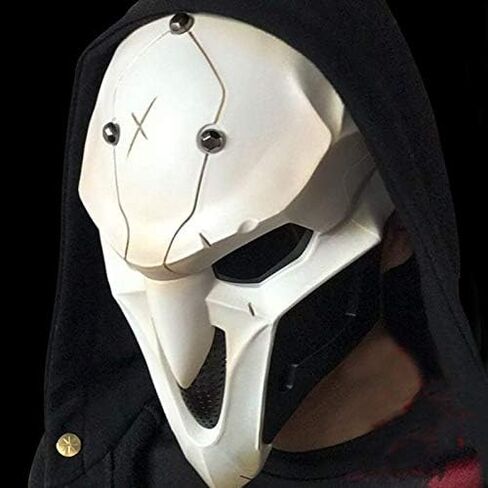 damdos Halloween Props Mens Cosplay Masks for OW Reaper mask with Lenses ABS Plastic Guy Fawkes Anonymous Mask Fancy Dress Xmas Birthday Gifts in Saudi Arabia