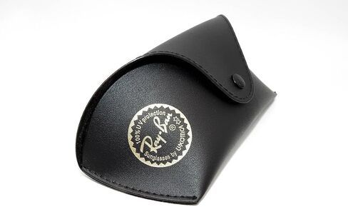 Ray-Ban Black Medium Sunglass Eyeglass Case + Bundle with eSHADES Luxury Eyewear Kit in Saudi Arabia