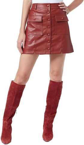 Sam Edelman Women's Cara Button Up A-line Mini Skirt in Saudi Arabia