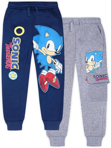 Sega Sonic The Hedgehog Boys 2 Pack Joggers for Toddler and Little Kids – Multicolor in Saudi Arabia