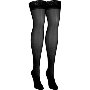 NuVein Sheer Compression Stockings for Women Fashion Silky Sheen Denier Thigh High in Kuwait