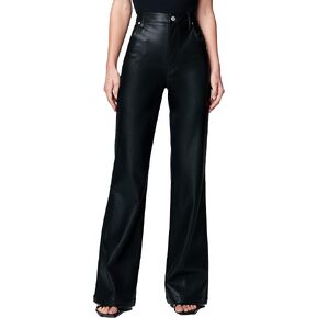 [BLANKNYC] Womens Luxury Clothing Vegan Leather High Rise Wide Leg Pant, Comfortable & Stylish in Saudi Arabia