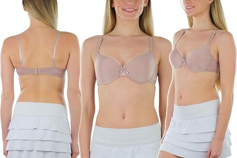 مجموعة ToBeInStyle النسائية المكونة من 6 حمالات صدر مبطنة بأنماط متنوعة مقاس كوب - A إلى DDD in Kuwait