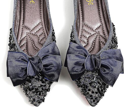 Flats for Women Pointed Toe Wedding Comfort Ballet Flats in Saudi Arabia