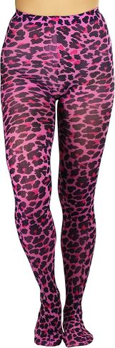 ToBeInStyle Women’s Vibrant Multicolor Animal Print Pantyhose Assorted Hosiery in Saudi Arabia