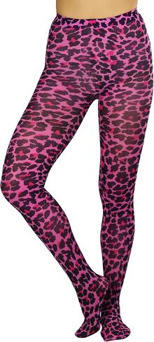 ToBeInStyle Women’s Vibrant Multicolor Animal Print Pantyhose Assorted Hosiery in Saudi Arabia