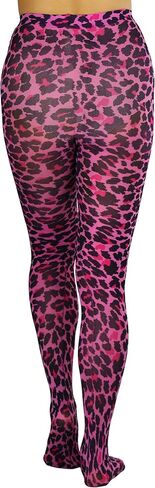 ToBeInStyle Women’s Vibrant Multicolor Animal Print Pantyhose Assorted Hosiery in Saudi Arabia