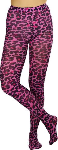 ToBeInStyle Women’s Vibrant Multicolor Animal Print Pantyhose Assorted Hosiery in Saudi Arabia