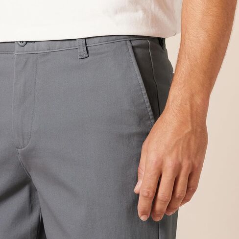 Amazon Essentials Men's Slim-Fit 11" Flat-Front Comfort Stretch Chino Short in Saudi Arabia