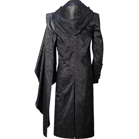 lifpoivake Men's Gothic Steampunk Long Windbreaker Jacket Cosplay Medieval Costume halloween Costume in Kuwait