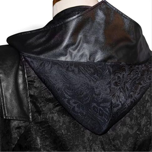 lifpoivake Men's Gothic Steampunk Long Windbreaker Jacket Cosplay Medieval Costume halloween Costume in Kuwait