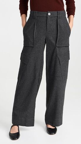 Vince Women's Flannel Wide Leg Raver Pant in Kuwait