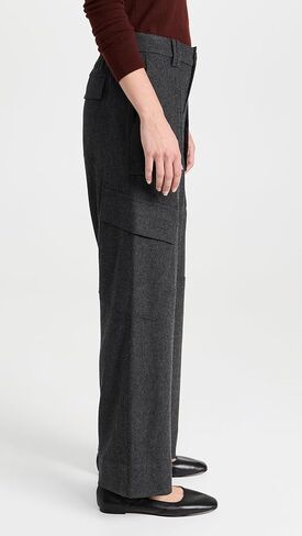 Vince Women's Flannel Wide Leg Raver Pant in Kuwait