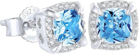 أقراط ذهبية من KRKC&CO للرجال، أقراط من الذهب الأبيض عيار 14 قيراط، أقراط مثلجة، من الفضة الإسترلينية، لا تسبب الحساسية، أقراط رجالي من أحجار الزركونيوم 5A in Kuwait