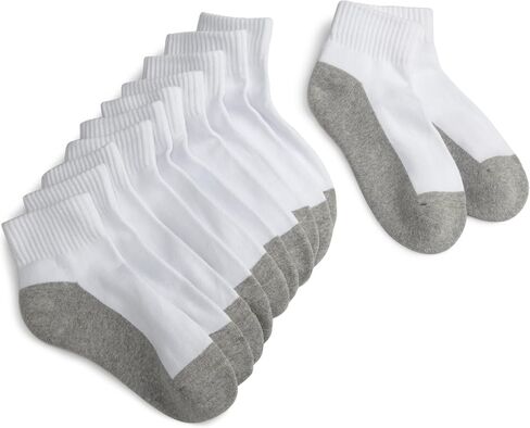 Jefferies Socks Girls 7-16 Sport Quarter Half Cushion 6 Pair Pack Socks in Saudi Arabia