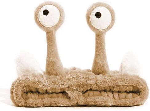 Hofar Face Wash Headband Hairband with Palm and Snail Coral Fleece Cartoon Cute Creative Hair Accessories in Kuwait