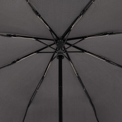 Knirps Vision Duomatic Automatic Open Close Rain Umbrella - Durable Compact Travel Umbrella for Adults - Recycled PET Canopy 97cm Diameter, Sustanable Eco+Friendly Retractable Umbrella & Carrying Case in Saudi Arabia