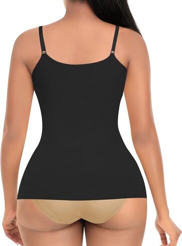 Womens Shapewear Tank Tops with Built in Bra Tummy Control Cami Shaper Compression Shaping Tops in Saudi Arabia
