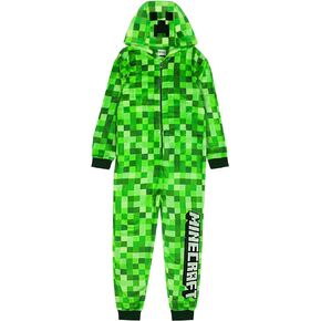 Minecraft Onesie Pixelated Creeper Sleepsuit Gamer Gift For Boys in Kuwait