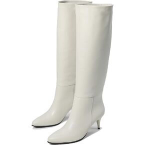 ELLASI Ohanna Women's Knee-High Boots with Genuine Leather, Medium Heel in Saudi Arabia