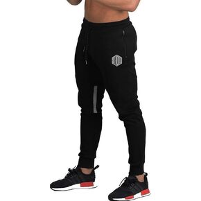 سراويل رياضية للرجال مع جيوب بسحاب، سراويل رياضية للركض للرجال لكرة القدم والجري والتمرين in Kuwait