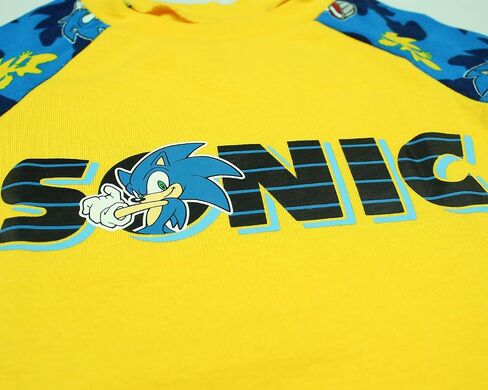 Sonic The Hedgehog Boys' 1 More Level 4 Piece Short Sleeve Pajama Set in Saudi Arabia