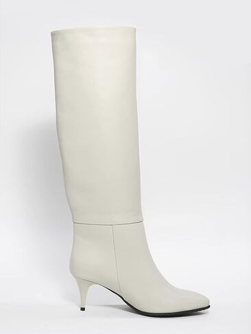 ELLASI Ohanna Women's Knee-High Boots with Genuine Leather, Medium Heel in Saudi Arabia