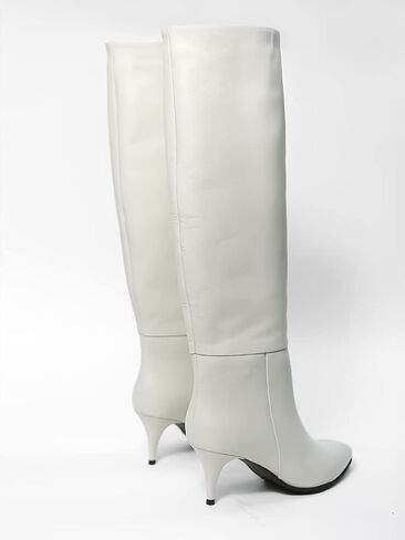 ELLASI Ohanna Women's Knee-High Boots with Genuine Leather, Medium Heel in Saudi Arabia