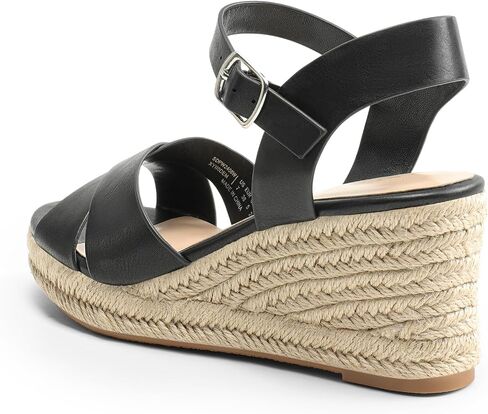 DREAM PAIRS Women's Espadrille Wedge Sandals | Adjustable Buckle, Dressy Platform Sandals Casual Summer, Comfortable High Heeled Wedges, Fashion Dressy Shoes in Saudi Arabia