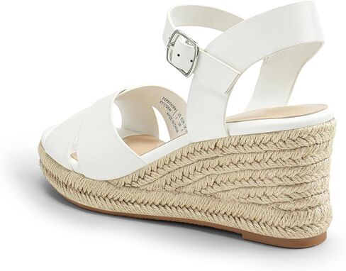 DREAM PAIRS Women's Espadrille Wedge Sandals | Adjustable Buckle, Dressy Platform Sandals Casual Summer, Comfortable High Heeled Wedges, Fashion Dressy Shoes in Saudi Arabia