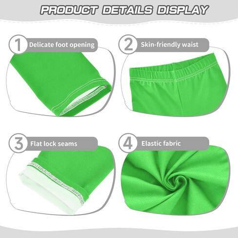 Boccsty Baby Girls Toddler Leggings Kids Yoga Pants Dance Active Tights 4T-10T in Kuwait