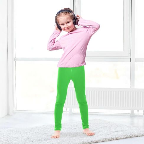 Boccsty Baby Girls Toddler Leggings Kids Yoga Pants Dance Active Tights 4T-10T in Kuwait