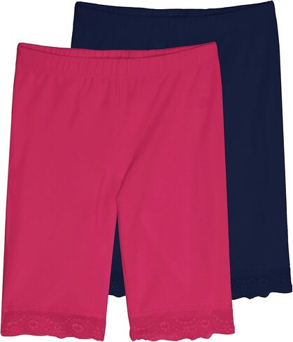 KIDPIK 2PK شورت دراجة مزخرف بالدانتيل للبنات in Kuwait