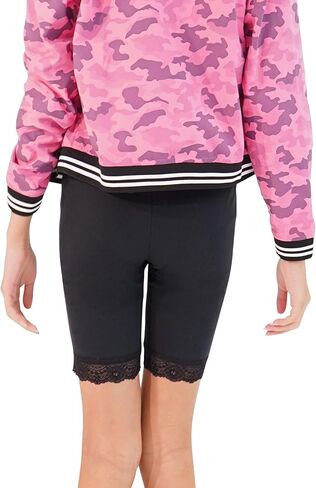 KIDPIK 2PK شورت دراجة مزخرف بالدانتيل للبنات in Kuwait