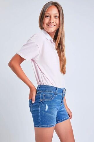 YMI Girls Essential Double Button Short in Kuwait