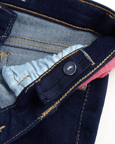 شورت البنات من dELiA*s - شورت جينز من قماش الدنيم المطاطي مع حزام وشاح (7-16) in Kuwait