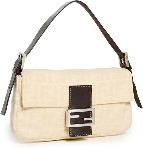 FENDI Women's Pre-Loved Baguette Zucca in Kuwait