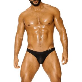 JJ Malibu Men's Stretchy Elastic Breathable Seamless Bikini Underwear Brief Thong