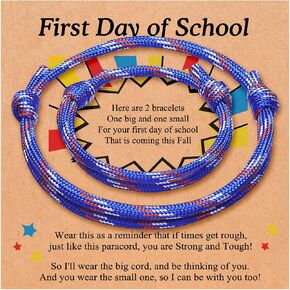 PINKDODO First Day of School Bracelet Back to School Gifts Mommy and Me Bracelets Mother Son Bracelet in Kuwait