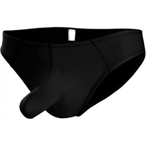 Mens Ice Silk Elephant Nose Trunk Brief Underwear