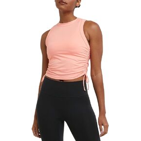 Champion Women's Tank Top, Soft Touch, Moisture-wicking, Ruched Tank Top With Drawstrings in Kuwait