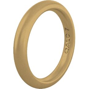 QALO Women's Rubber Silicone Ring, Stackable Chevron Rubber Wedding Band, Breathable, Durable Engagement Silicone Ring, Multi Colors