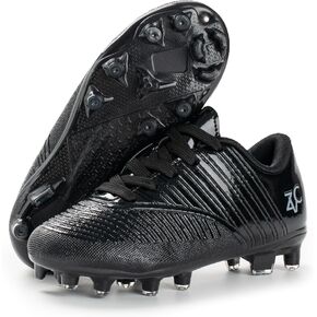 Kids Soccer Cleats Boys Girls Soccer Shoes Outdoor Firm Ground Youth Football Cleats (Little Kid/Big Kid)