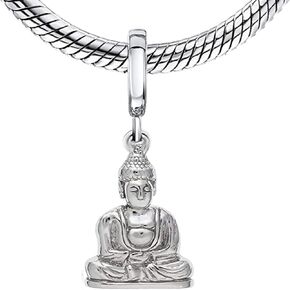 925 Sterling Silver Charm Bead fits Pandora Bracelets & Necklaces & More DIY