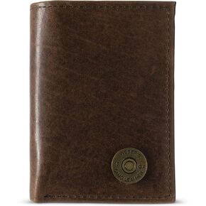 WEBER'S PREMIER LEATHER - سلسلة Dynasty - محفظة رجالية ثلاثية الطي - RFID من الجلد المحبب بالكامل in Kuwait