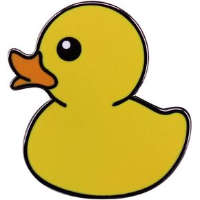 بروش على شكل بطة صفراء لطيفة، شارة فنية على شكل بطة كرتونية على شكل بطة، شارة بروش مطلية بالمينا للملابس والاكسسوارات والمجوهرات وشنط الظهر، معدن، بدون احجار كريمة, معدن, بدون أحجار كريمة in Kuwait