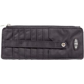 Big Skinny Women's Jaguar Credit Card Slim Wallet, Holds Up to 25 Cards