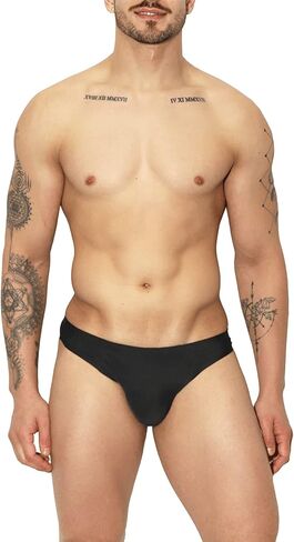 JJ Malibu Men's Stretchy Elastic Breathable Seamless Bikini Underwear Brief Thong in Kuwait