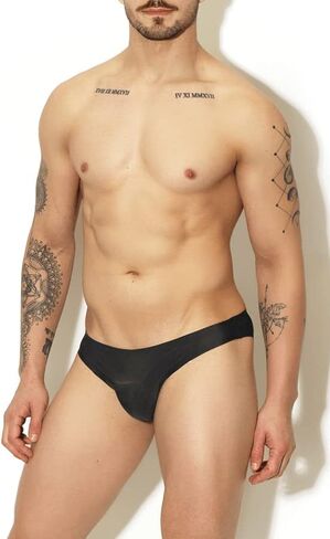 JJ Malibu Men's Stretchy Elastic Breathable Seamless Bikini Underwear Brief Thong in Kuwait