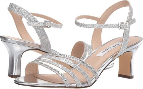 NINA Nelena - Women's Sparkling Dress Sandals with Crystal Embellishments Shoes - Elegant and Comfortable heeled Sandals for Women - Casual and Dress - Women Shoes in Saudi Arabia